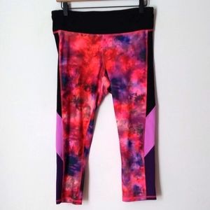 💥 EUC Champion colorful Flame Capri Leggings